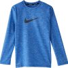 Nike Boys' Heather Hydro Long Sleeve Rash Guard