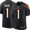 Nike Men's Cincinnati Bengals Ja'Marr Chase #1 Black Game Jersey