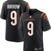 Nike Men's Cincinnati Bengals Joe Burrow #9 Black Game Jersey