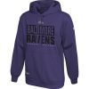 New Era Men's Baltimore Ravens Combine Offside Purple Hoodie
