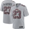 Nike Men's San Francisco 49ers Christian McCaffrey #23 Atmosphere Grey Game Jersey