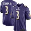 Nike Men's Baltimore Ravens Odell Beckham Jr. #3 Purple Game Jersey