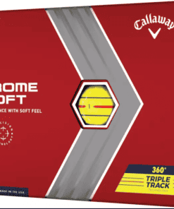Callaway 2022 Chrome Soft Triple Track 360 Yellow Golf Balls